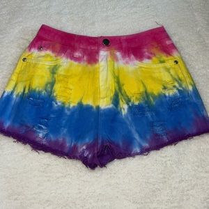 Forever 21 tie-dye shorts